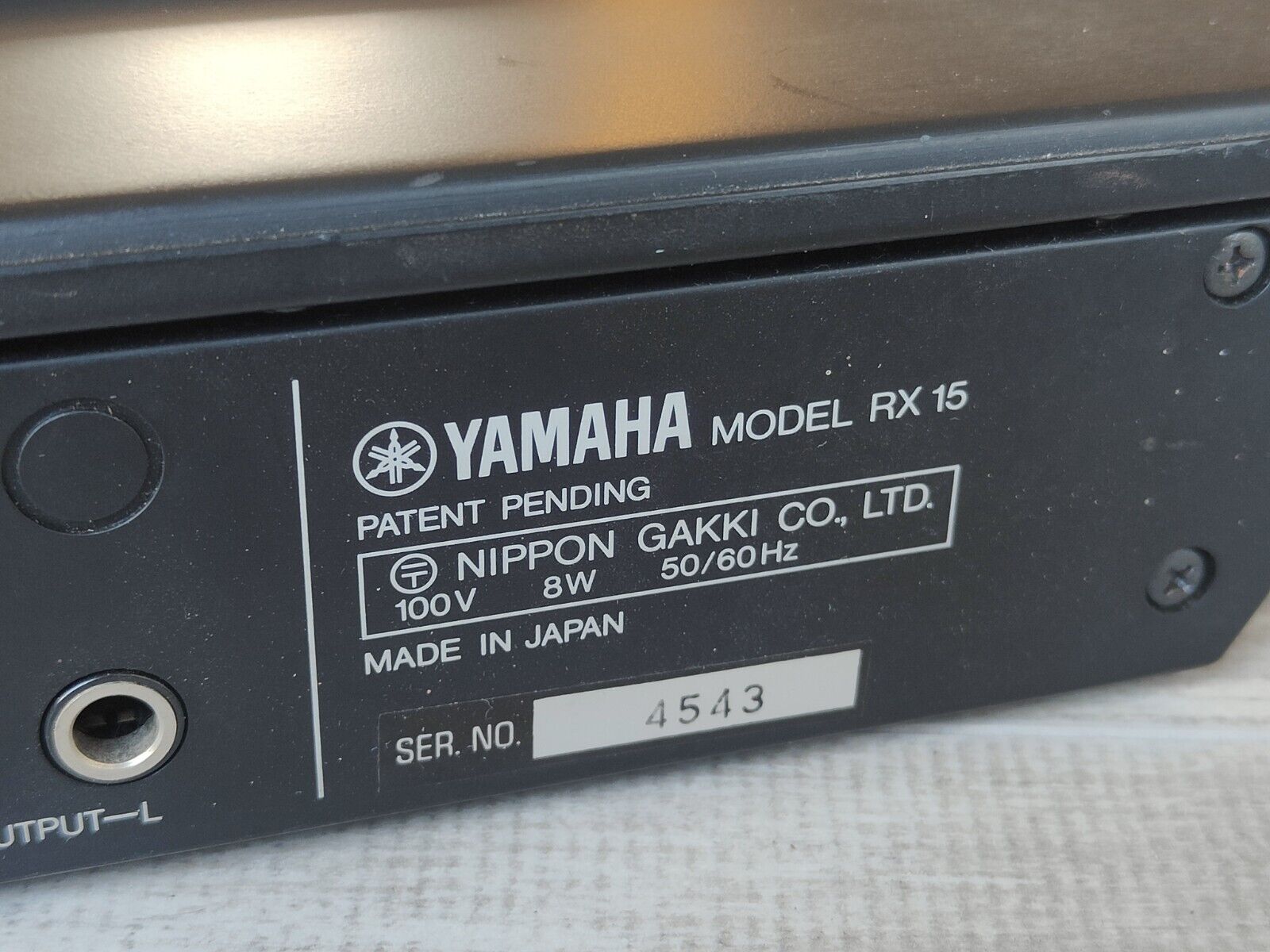 Yamaha RX15 Digital Rhythm Programmer – Cool Old Guitars