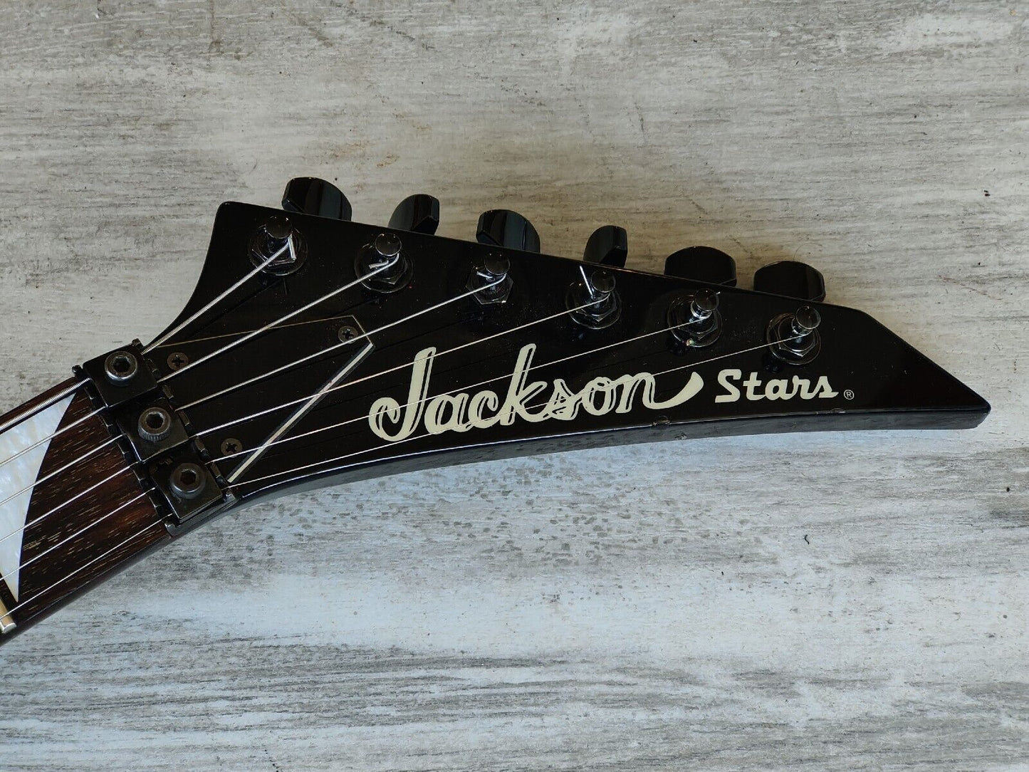 2004 Jackson Stars Japan RR-J2 Rhoads Neckthru Flying V w/Schaller (Black)