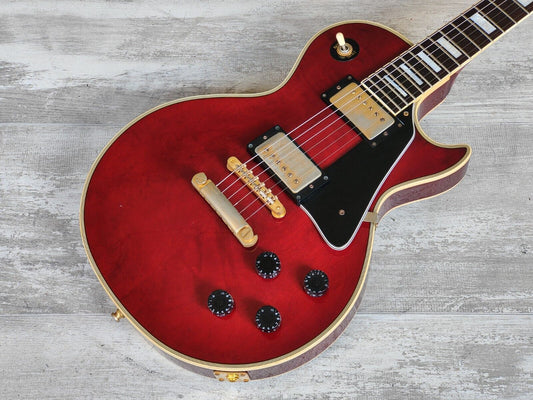 1990's Orville (Gibson) Japan LPC-75 '60's Reissue Les Paul Custom (Wine Red)