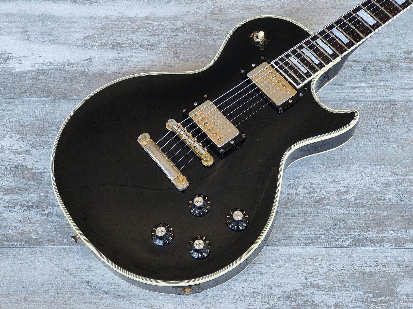 1987 Greco Japan EGC68-50 Les Paul Custom (Ebony)