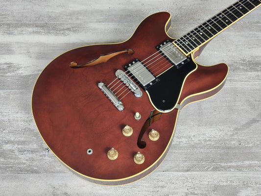 1980 Yamaha Japan SA-1000 ES-335 Semi Hollowbody Electric Guitar (Walnut Stain)
