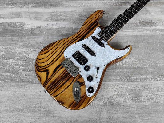 Bacchus Japan "Handmade Series" G-Studio HSS Stratocaster (Natural Ash)