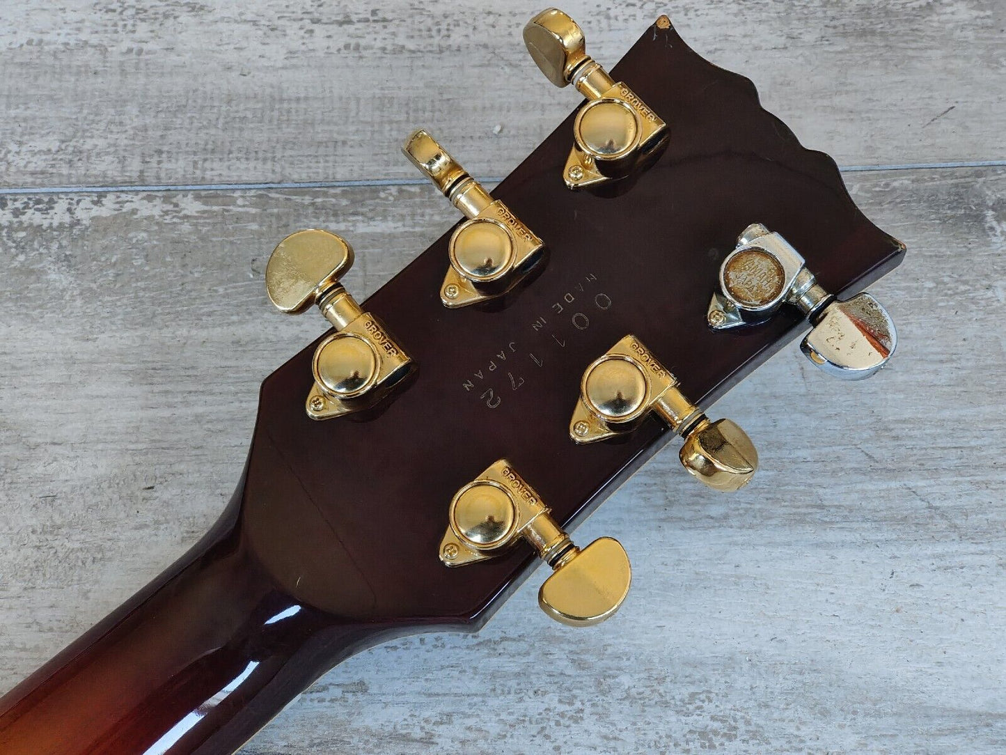 1980 Yamaha Japan AE-1200 Hollowbody Jazz Electric Guitar (Antique Stain)