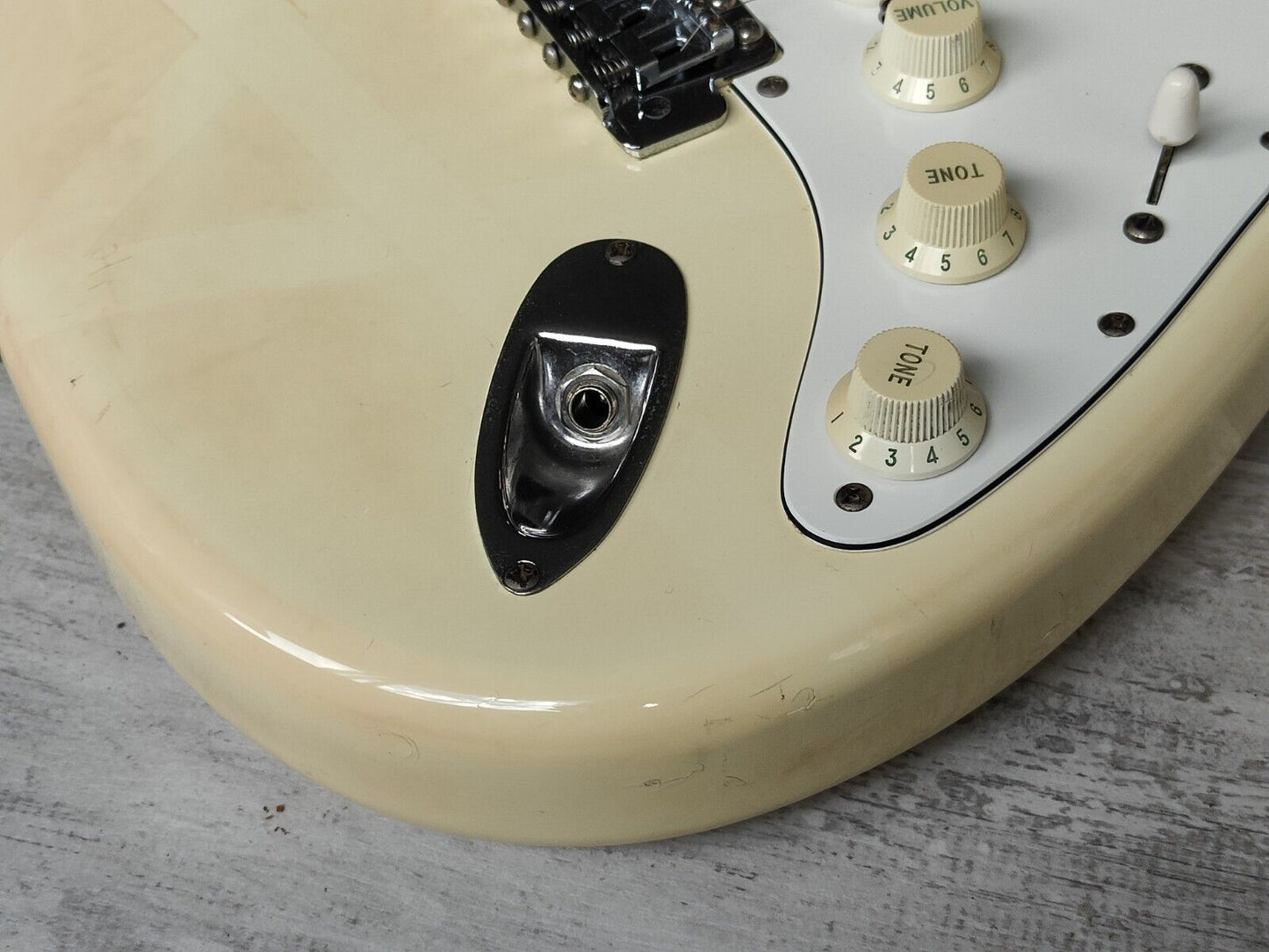 1987 Fender Japan ST72-65 Blackmore Scalloped Stratocaster (Aged Olympic White)