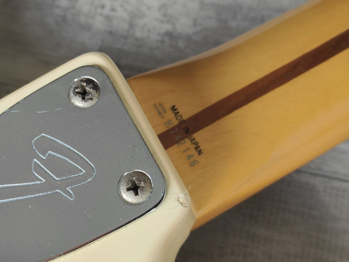 1987 Fender Japan ST72-65 Blackmore Scalloped Stratocaster (Aged Olympic White)