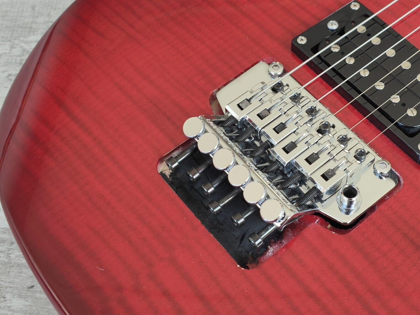 BC Rich ASM Assassin Electric Guitar (Red Flame Top)