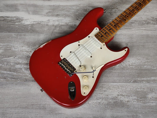 2005 Fender Japan ST54-95LS '54 Stratocaster w/Lace Sensors (Relic Torino Red)