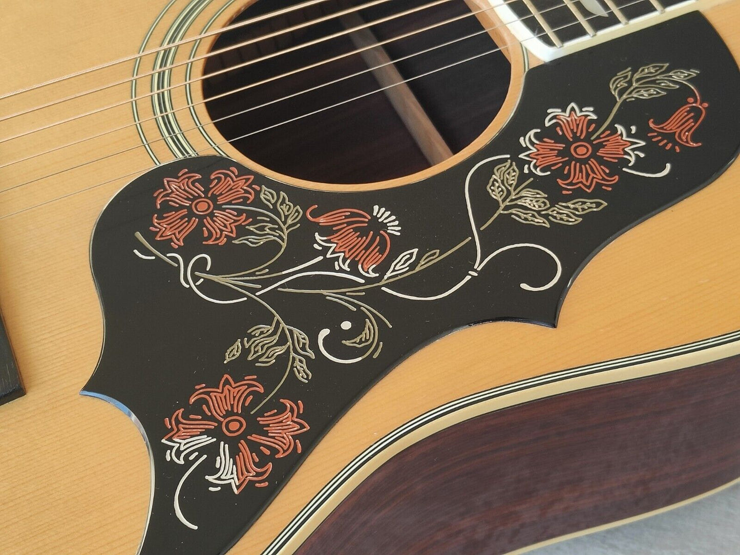 1977 Yamaha FG-401W Japanese Vintage Acoustic Dreadnought Guitar (Natural)