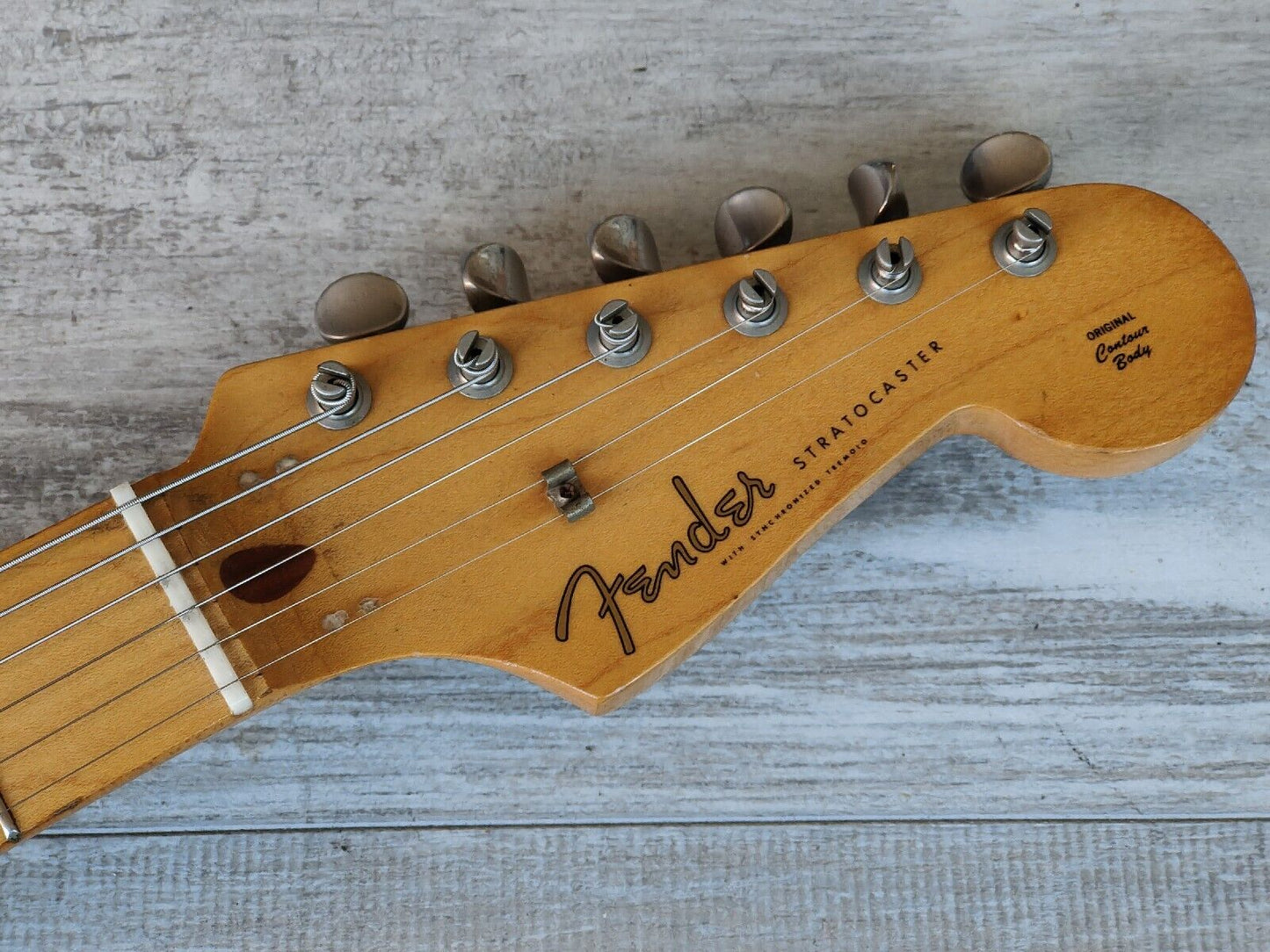 1983 Fender Japan JV Series '57 Vintage Stratocaster (Red) w/USA Pickups