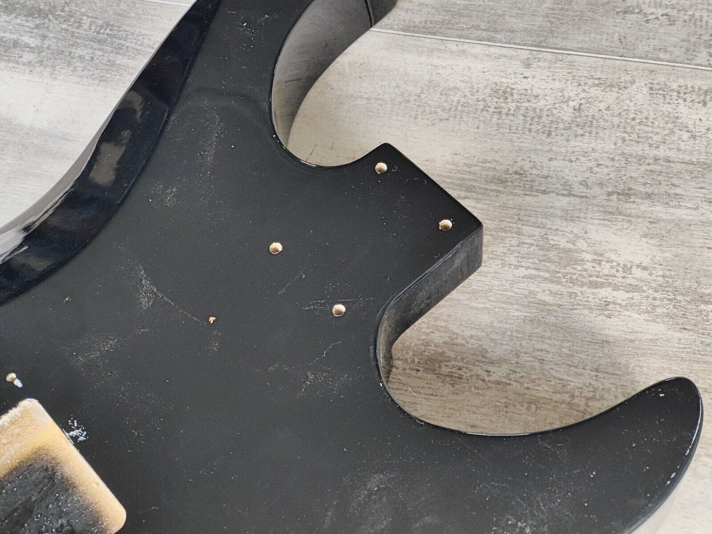 1990's Kramer Japan (by Tokai) LH Left Handed NOS Superstrat Body/Neck (Black)