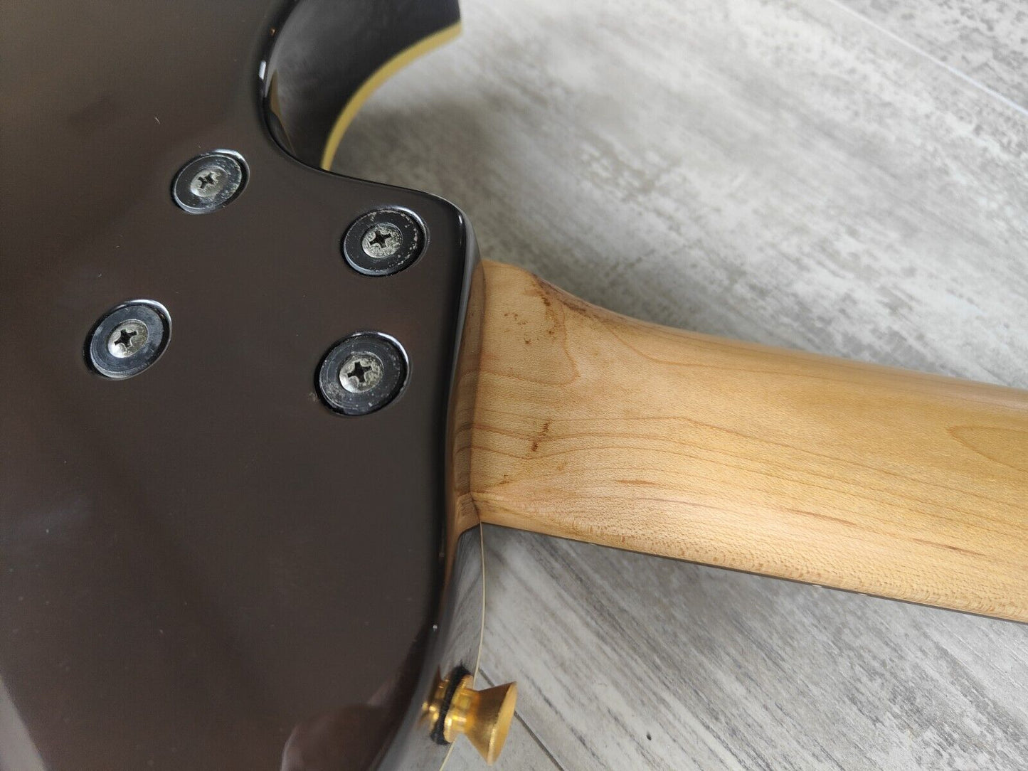 2003 Fernandes Japan LSA-65 Solid Body Electric-Acoustic Guitar (Brown Sunburst)