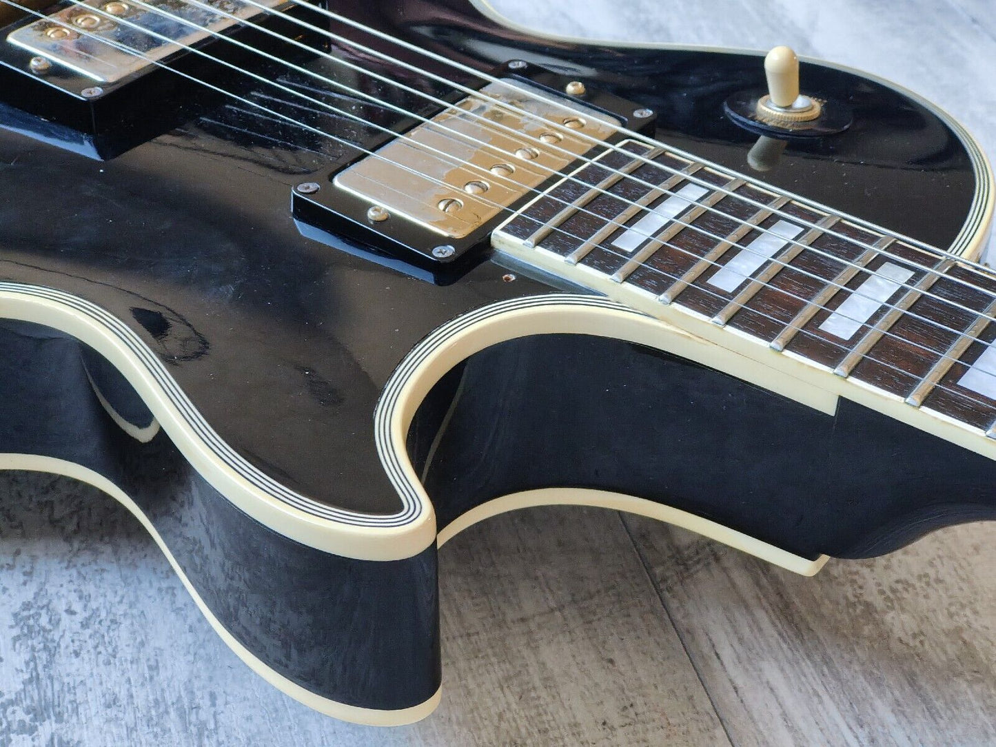 1987 Greco Japan EGC68-50 Les Paul Custom (Ebony)