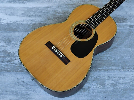 1970's Jumbo Japanese Vintage Parlor Style Acoustic Guitar (Natural)