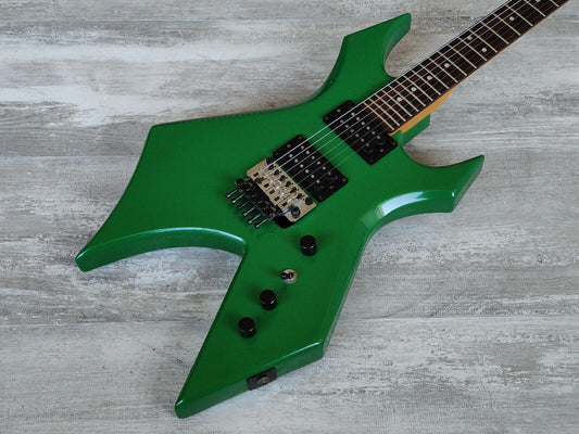 1980's BC Rich Japan NJ Series Warlock w/Floyd Rose (Refinished Green)