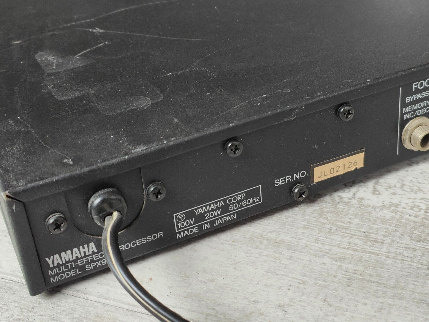 Vintage Yamaha SPX990 Professional Multi Effects Processor