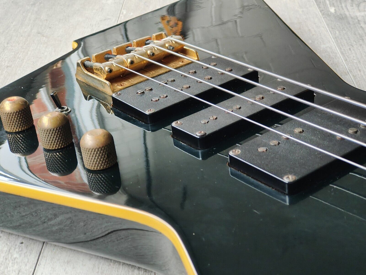 1984 Ibanez Japan DT-870 Destroyer II Vintage Bass (Black)