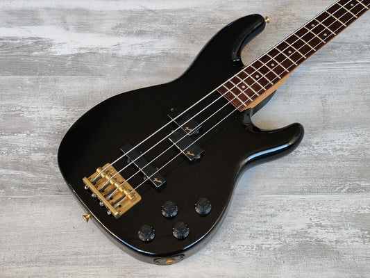 1988 Fender Japan PJR65 Jazz Bass Special PJ Active Contemporary Bass (Black)