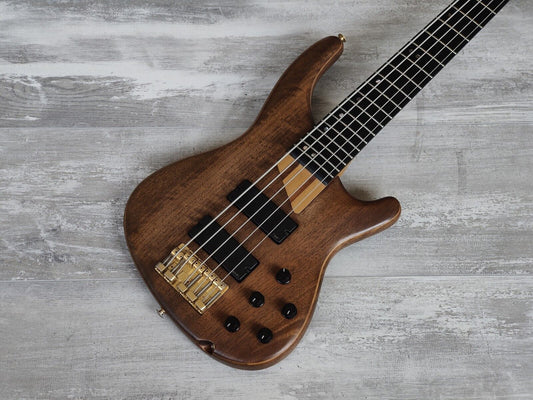 1996 Greco Japan PXB-160 Phoenix 5-String Bass w/EMG's (Walnut Oil)
