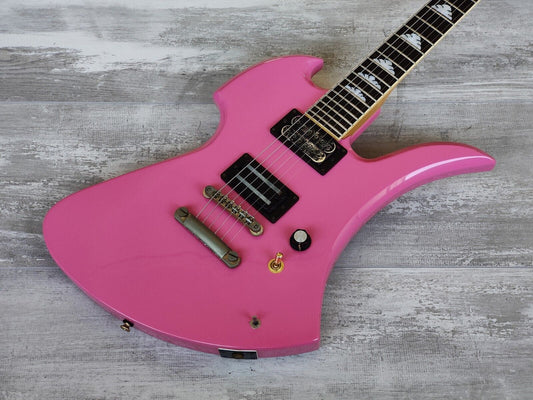 1994 Fernandes Japan MG-80x Mockingbird Hide Signature Model (Refinished Pink)