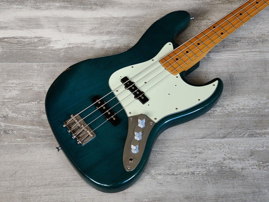 1999 Fender Japan (by Tokai) '62 Reissue Jazz Bass (Transparent Green)