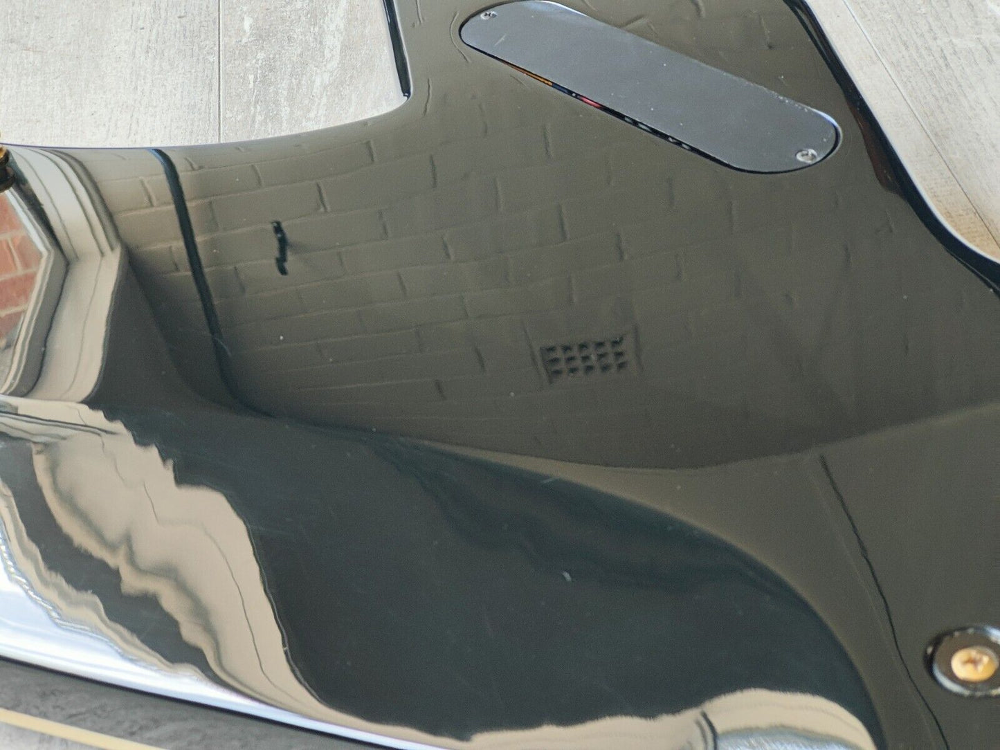 1994 Burny (Fernandes) Japan XB-95H "X Japan - Heath" Warlock Bass (Black)