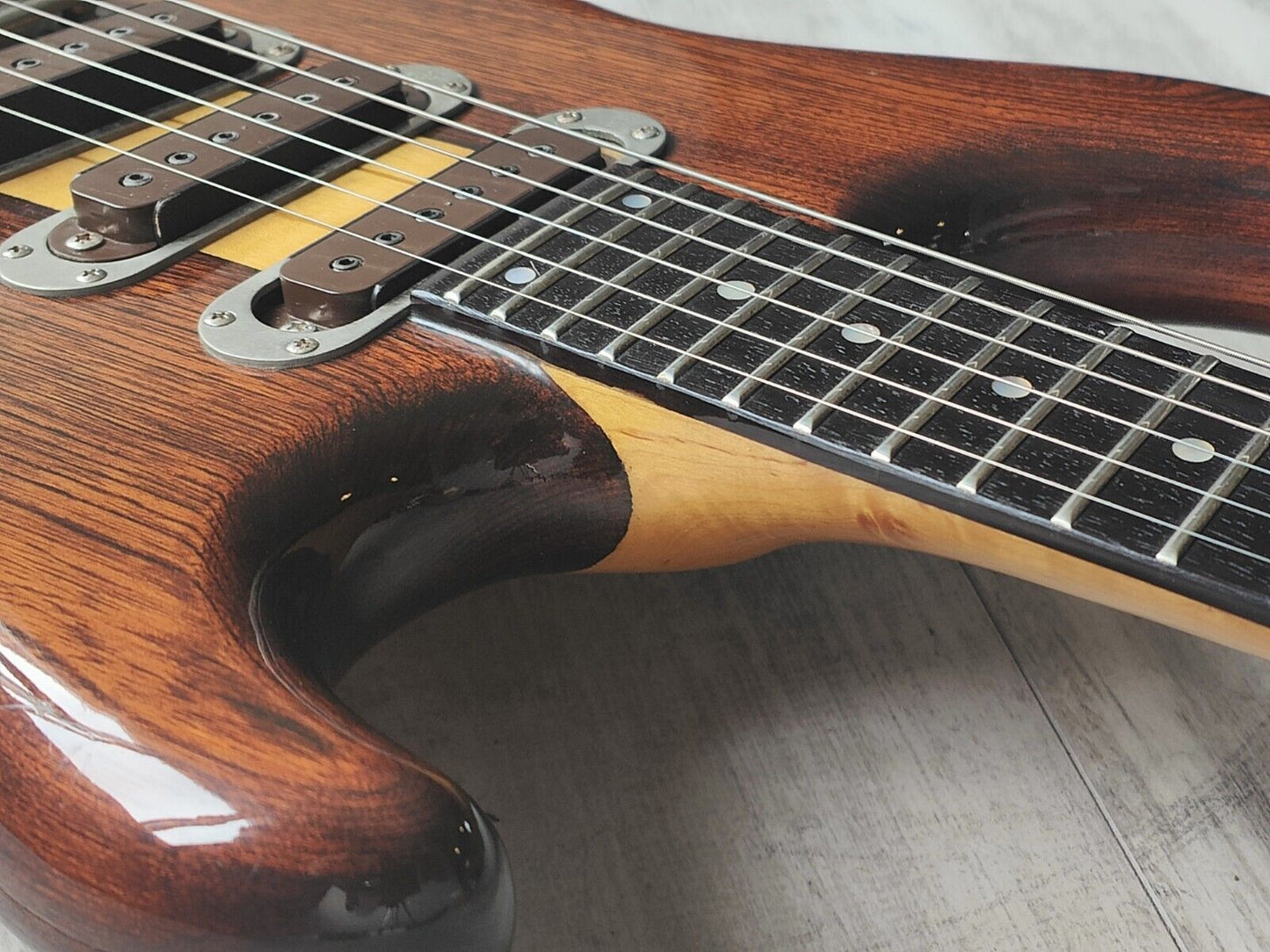 1979 Greco Japan GOII750 Neckthrough Stratocaster (Brown)