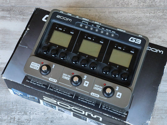 ZOOM G3 Guitar Multi Effects Pedal