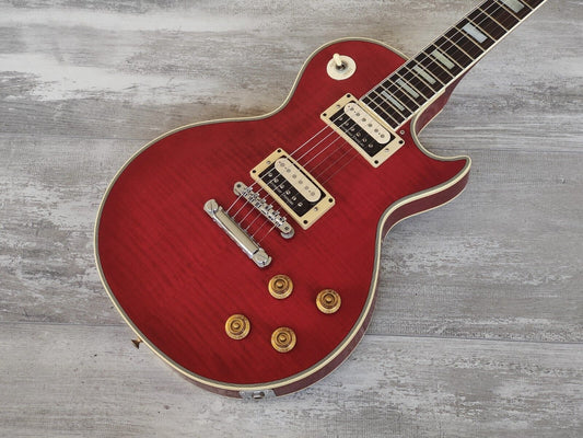 1987 Greco Japan EGC Custom Order Les Paul Custom (Flame Red)