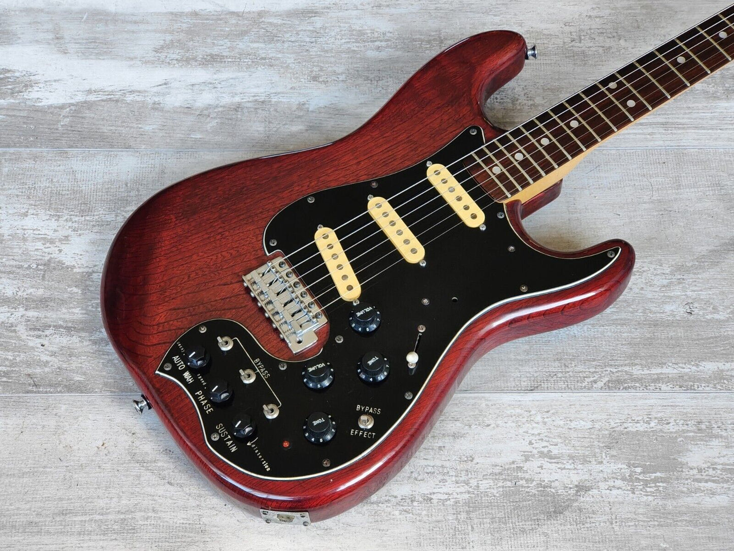 1978 Fresher Japan FS-682 Protean Series Stratocaster w/Onboard Effects (Red)