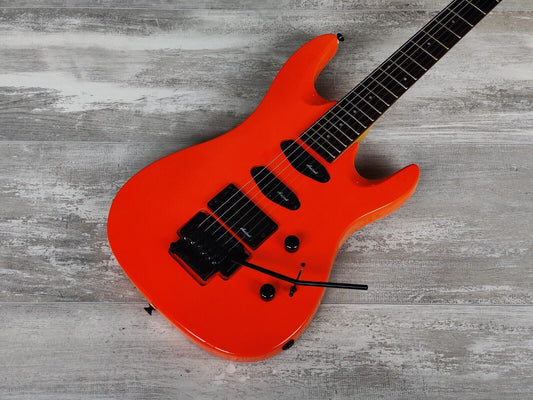 Aria Pro II Magna Series MA38 Superstrat (Fluro Orange)