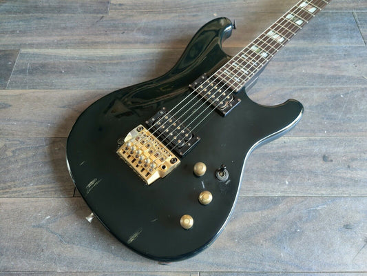 1985 Ibanez Japan Pro Line PL1450 Vintage Electric Guitar (Black)
