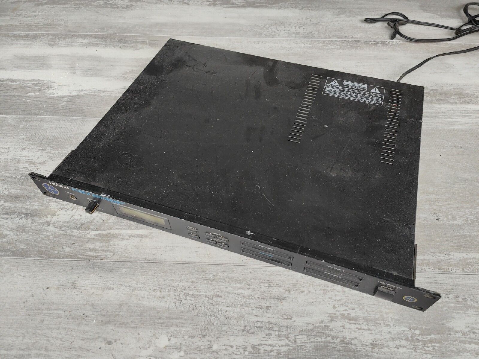 Older Roland Sound Module Roland R-8M Total Percussion Sound Module – Cool Old Guitars