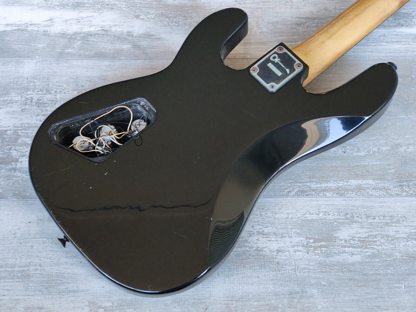 1987 Charvel Jackson Japan Model 2B PJ Bass (Black)