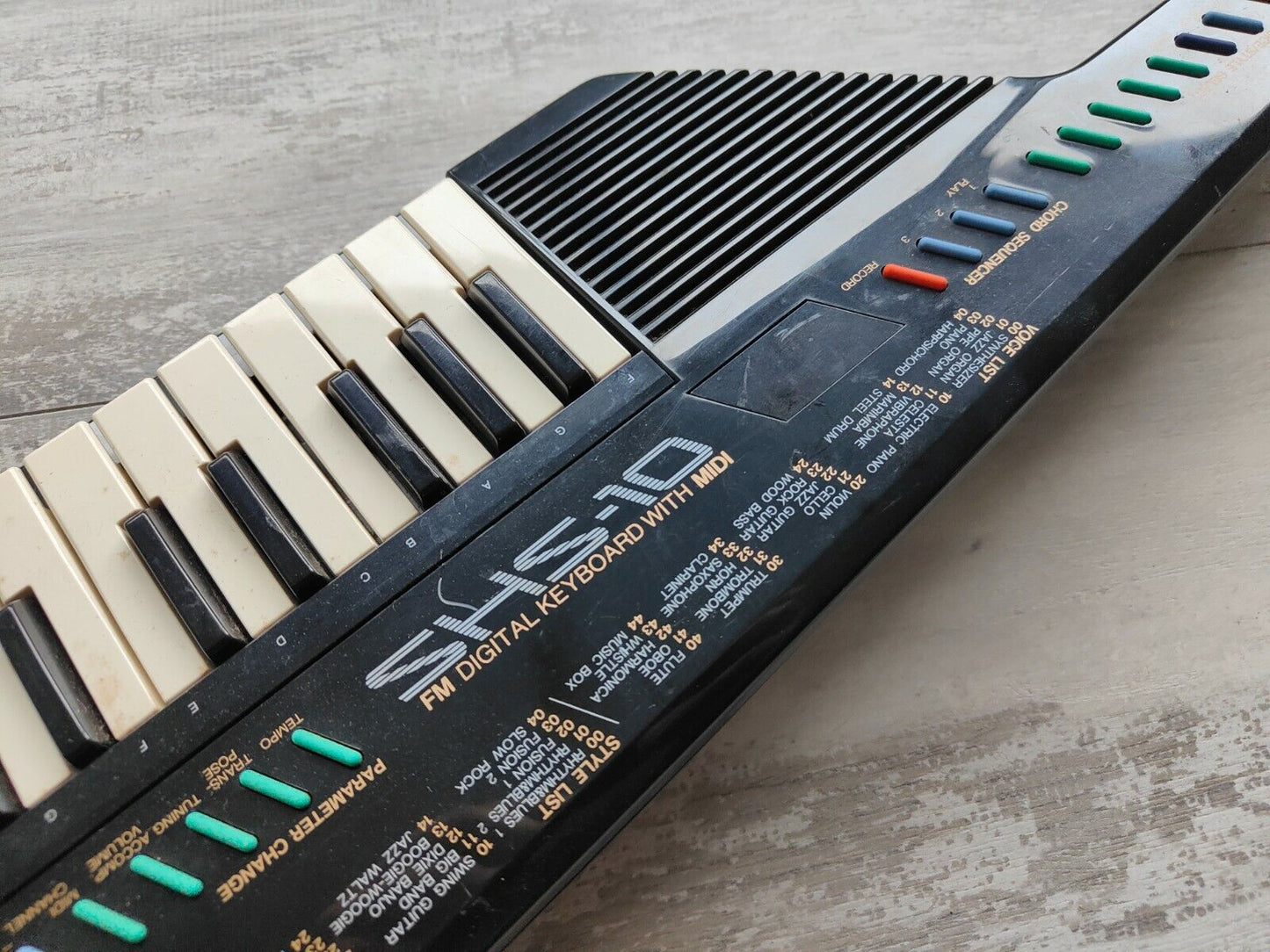 1987 Yamaha Japan SHS-10S Keytar ("Gui-Board") w/MIDI