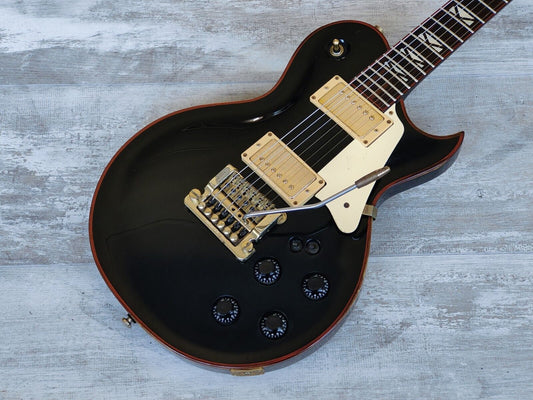 1982 Aria Pro II (Matsumoku) PE-R100 Single Cutaway w/Kahler (Flash Red)