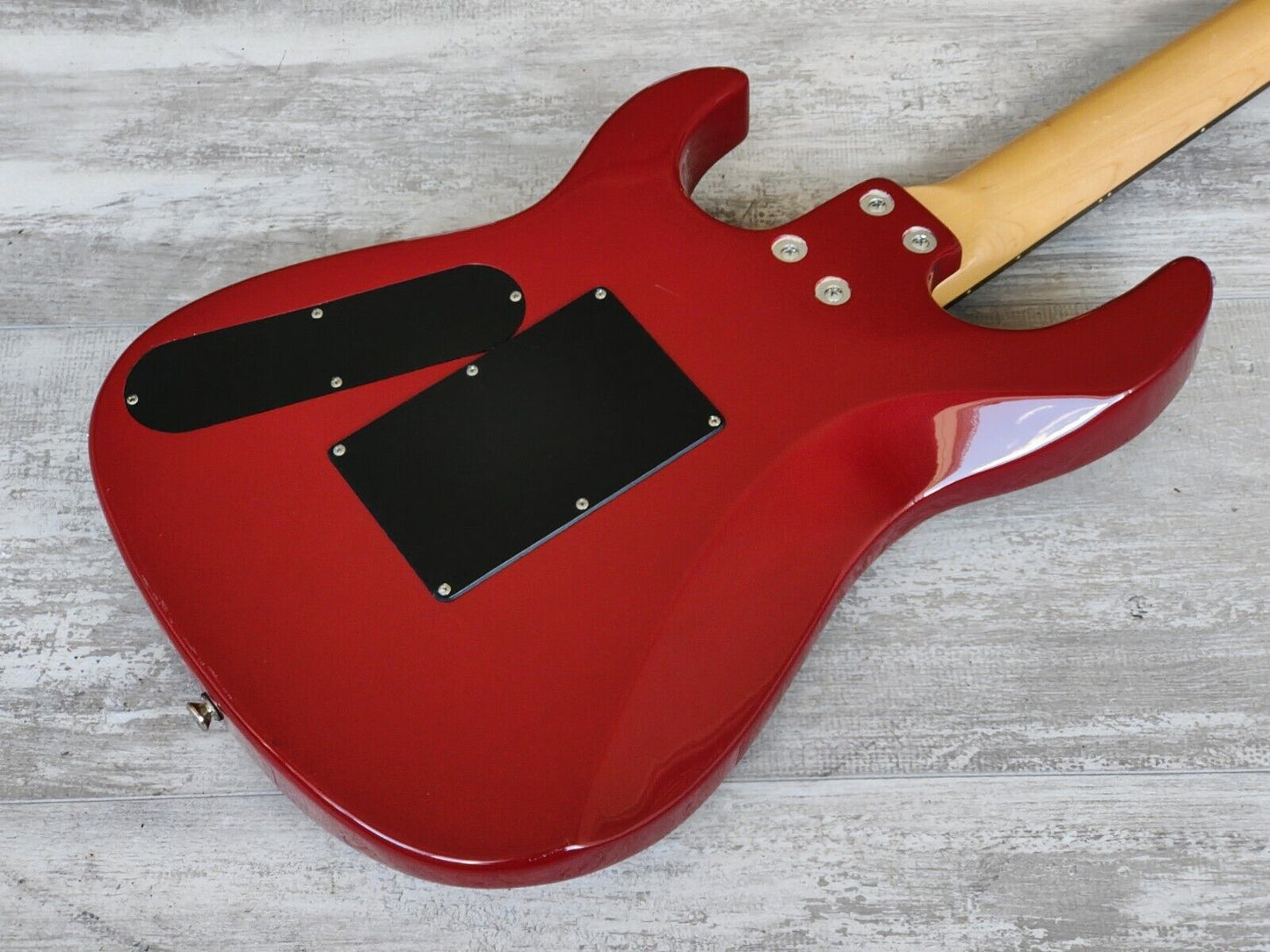 BC Rich ASM Assassin Electric Guitar (Red Flame Top)