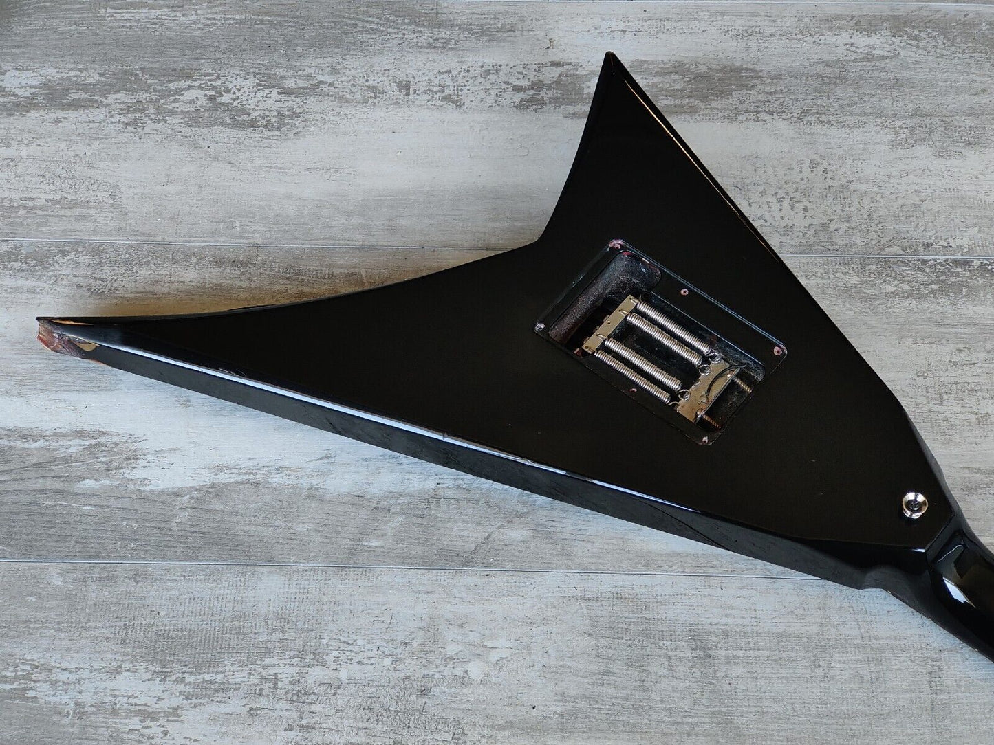 2004 Jackson Stars Japan RR-J2 Rhoads Neckthru Flying V w/Schaller (Black)