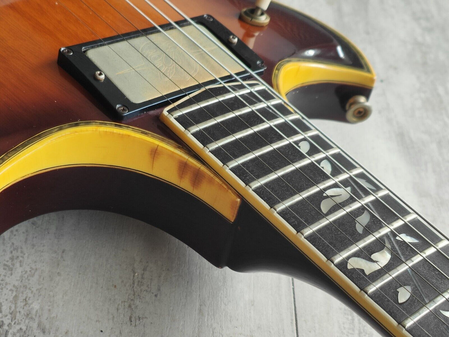 1976 Ibanez Japan 2681 Professional Series Double Cutaway (Antique Violin)