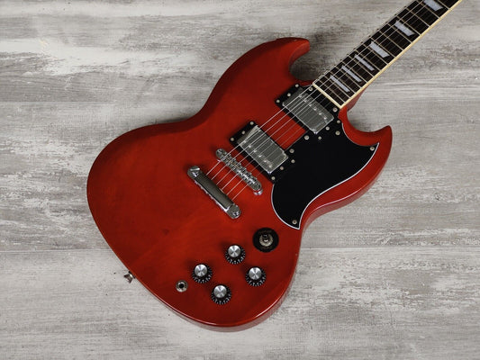 Blitz by Aria Pro II SG Double Cutaway (Cherry Red)