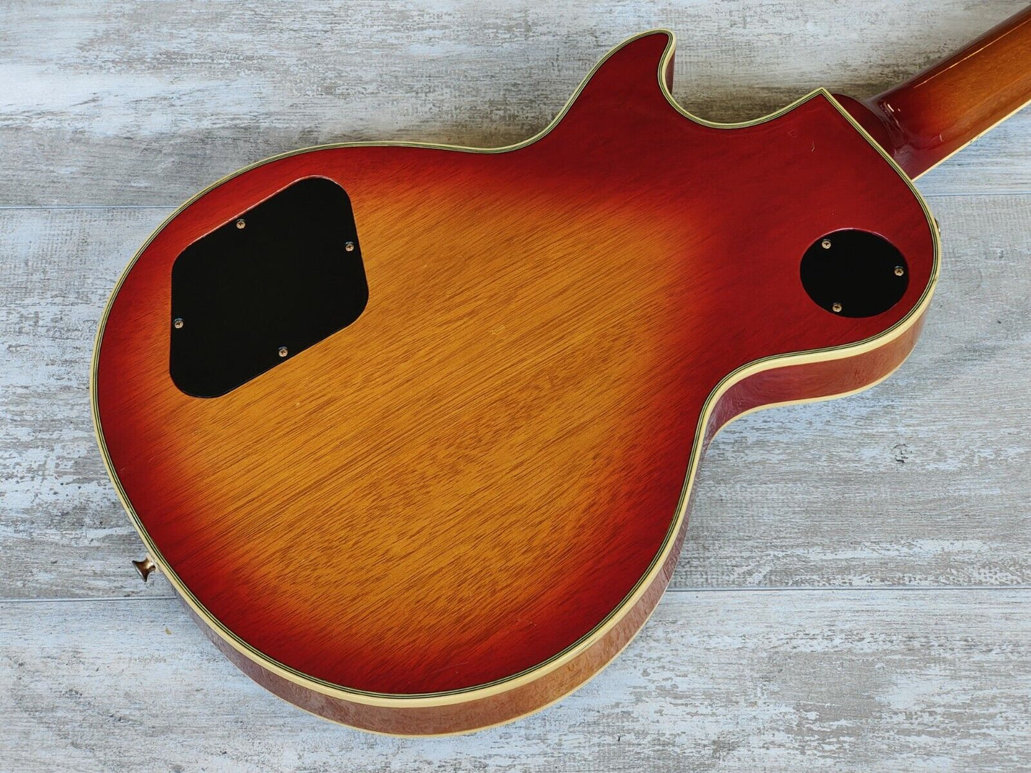 1982 Greco Japan EG-600P Super Power Les Paul Custom 3PU (Cherry Sunburst)