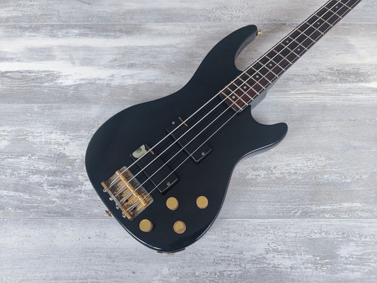 1986 Greco Japan JJB-M1 Medium Scale Electric Bass Guitar (Black)