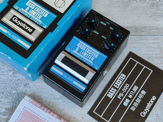 1986 Guyatone Japan PS-020 Bass Exciter/Limiter Vintage Effects Pedal w/Box