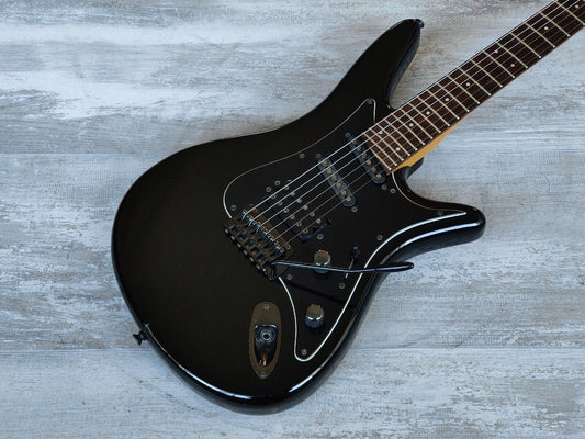 1989 Yamaha Japan MG111R HSS 26 Fret Electric Guitar (Black)