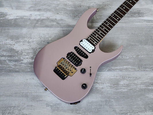 1995 Ibanez Japan RG370GH HSH Superstrat (Refinished Metallic Pink/Purple)