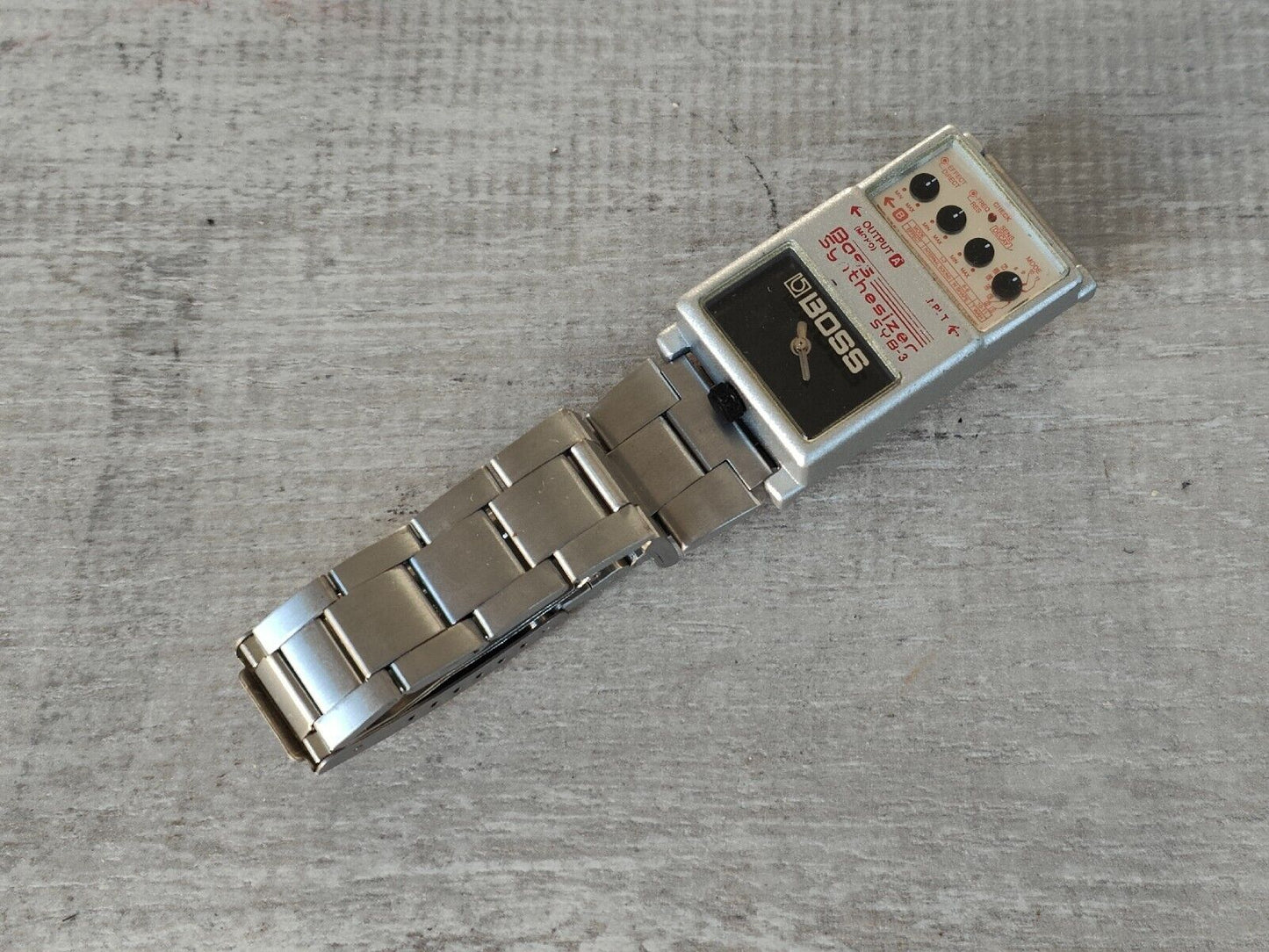 vintage boss pedals Vintage Boss Pedals SYB-3 Bass Synthesiser Rare Promotional Wrist Watc – Cool Old Guitars