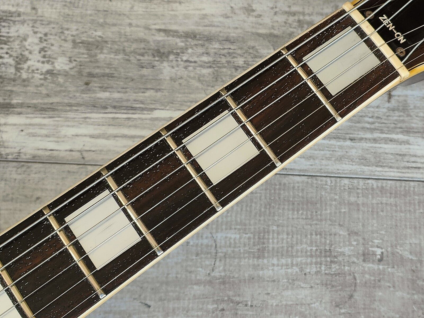 1970's Roje (Zen-On) Japan Les Paul Custom (Brown)