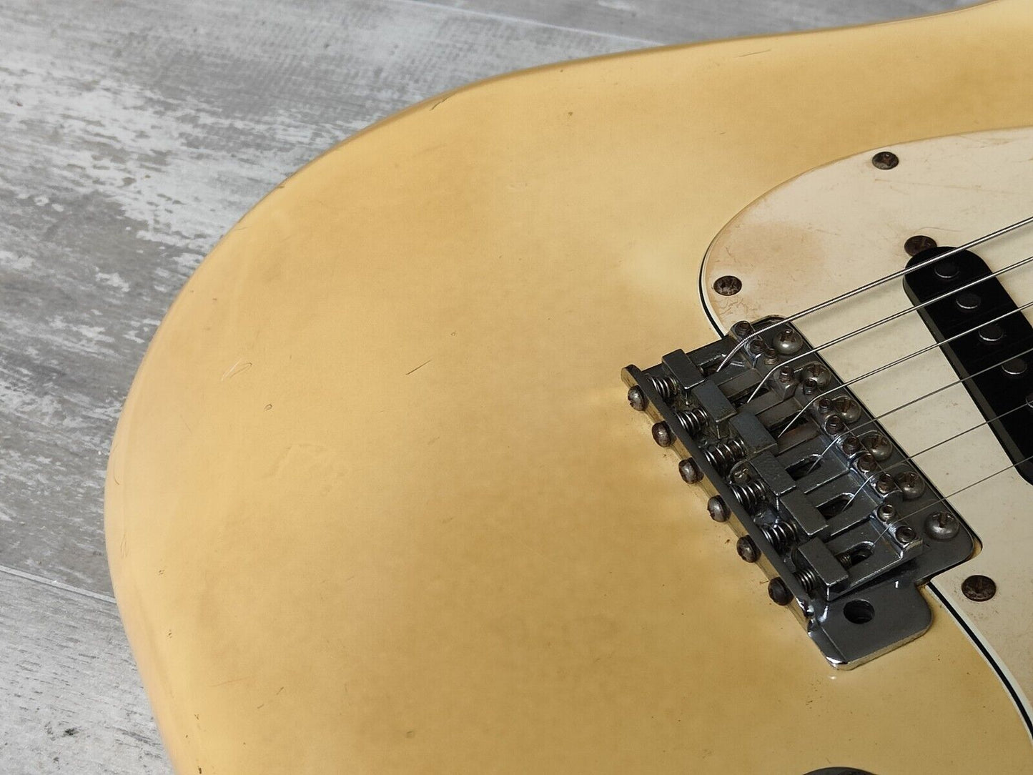 1985 Fender Japan ST72-65 Blackmore Scalloped Stratocaster (Aged Olympic White)