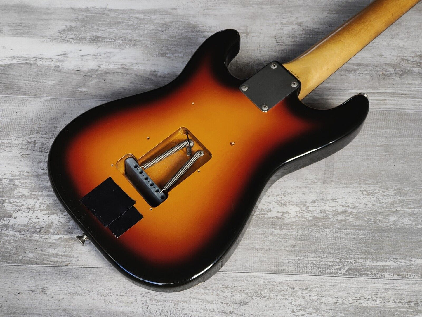 1993 Fender Japan ST-CHAMP Travel Stratocaster MIJ (Sunburst)