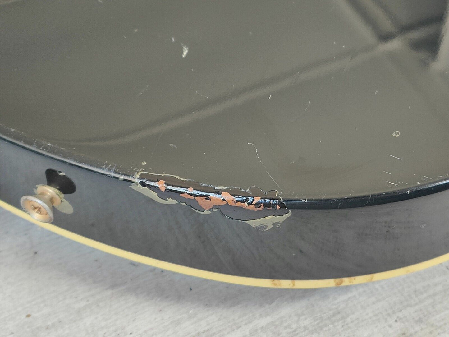 1992 Greco Japan EGB-850 Les Paul Custom Short Scale Bass w/EMG's (Ebony)