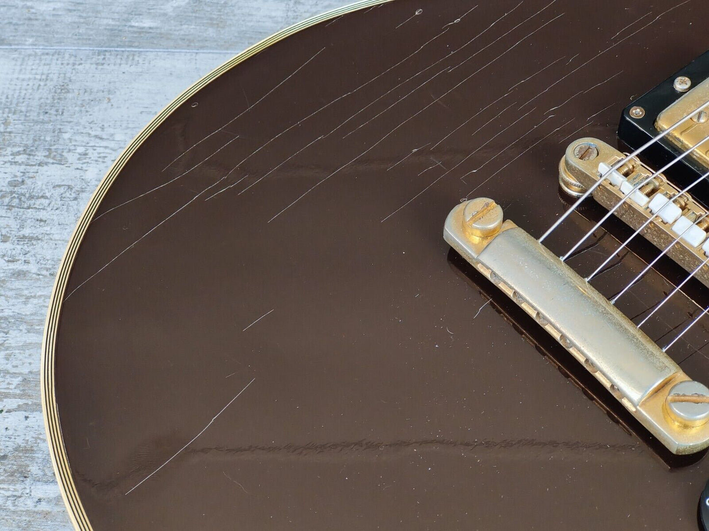 1970's Roje (Zen-On) Japan Les Paul Custom (Brown)